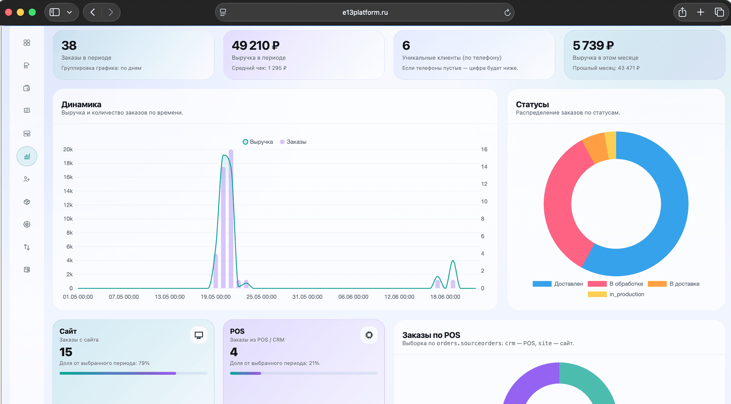 CRM кухни — экран 3